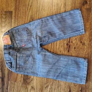 Boys Levi's straight medium wash jeans size 18M